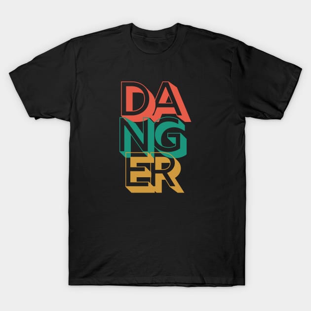 Retro Danger T-Shirt by Rev Store